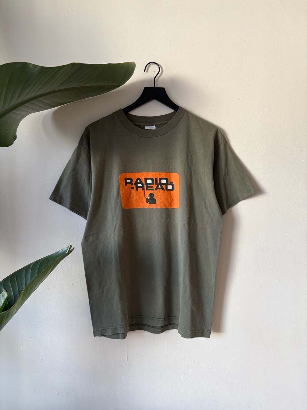 Radiohead 1996 no firing T-Shirt Size L Green the bends ok computer